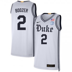 Men Cayden Boozer Team White Duke University #2 Alumni Jersey 998577-262