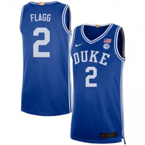 Men Cooper Flagg Royal Duke University #2 Stitched Jersey 337875-370