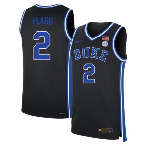 Men Cooper Flagg Black Duke University #2 Replica Jersey 986856-283
