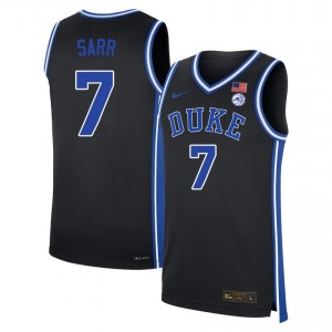 Men Dame Sarr Black Duke University #7 2025 Jerseys 698093-312