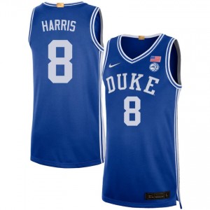 Men Darren Harris Royal Duke #8 University Jersey 835374-813