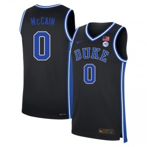 Men Jared McCain Black Blue Devils #0 High School Jersey 134522-661