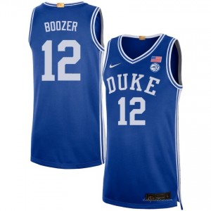 Men Cameron Boozer Royal Duke Blue Devils #12 Official Jerseys 594789-504