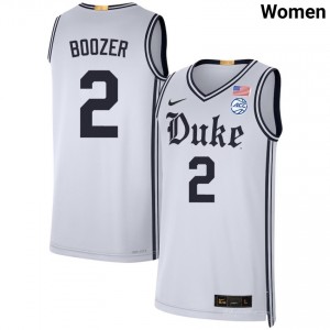Women Cayden Boozer Team White Duke #2 Alumni Jerseys 532304-703