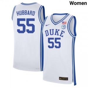Women Spencer Hubbard White Duke Blue Devils #55 2025-26 Jersey 324075-975