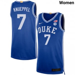 Women Kon Knueppel Royal Blue Devils #7 University Jerseys 991359-405