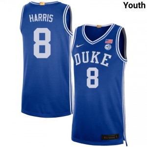 Youth Darren Harris Royal Duke #8 NCAA Jerseys 305739-903