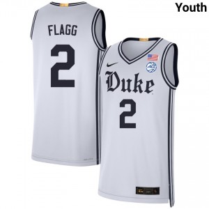 Youth Cooper Flagg Team White Duke #2 Alumni Jerseys 491609-953